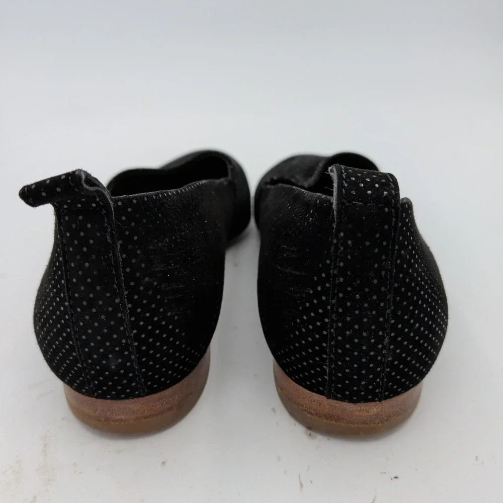 Paul Green Black Dot Suede Loafers Flats UK 3 US 5.5 Made in Austria